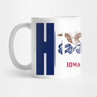 Iowa Home - State Flag Mug